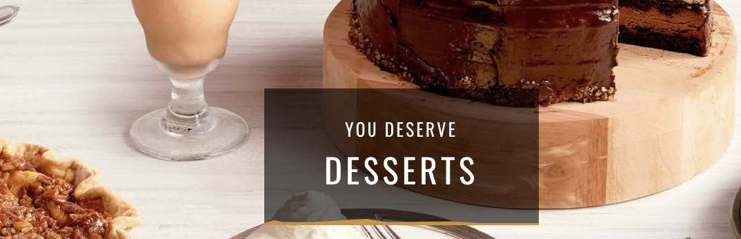desserts in food menu